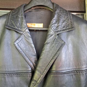 Kozni muski kaput l xl vintage kvalitetna debela koza  AKCIJA !