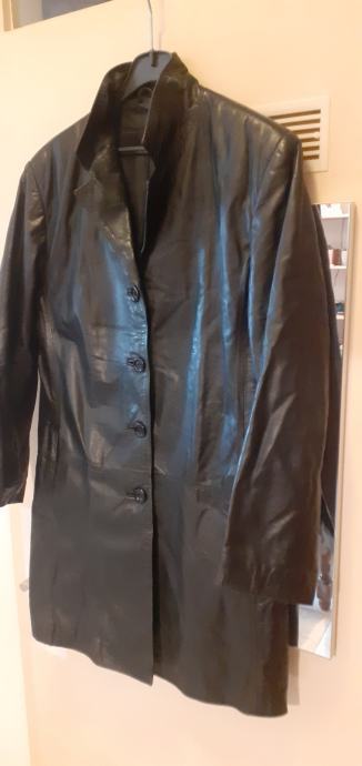Krzno vel.M kožna kvalitetna jakna ugodna bez oštećenja