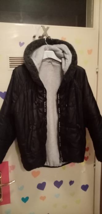 Marvel vel M kvalitetna ugodna jakna topla s regulacijom struka