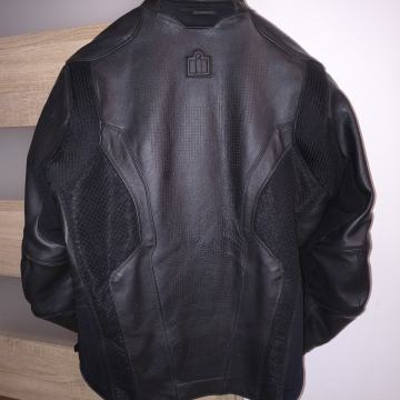 Moto jakna, kožna, ICON Hypersport