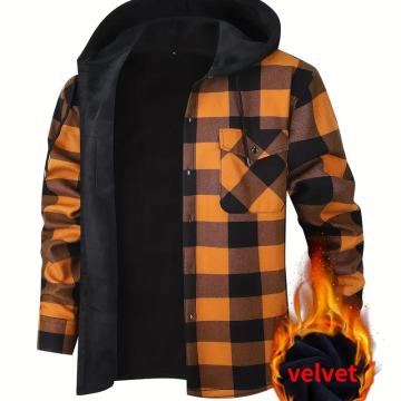 Muška debela zimska majica s kapuljačom