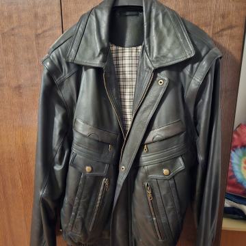 Muška jakna/prsluk - prava koža