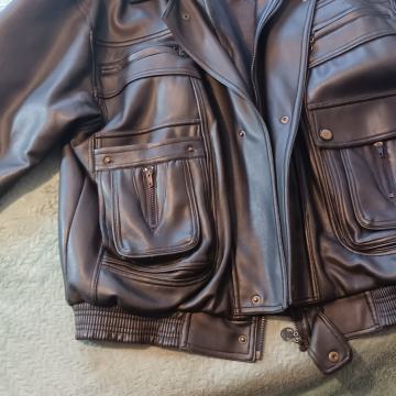 Muška jakna od umjetne kože