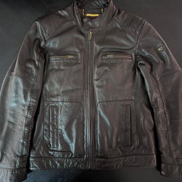 Muška kožna jakna Camel