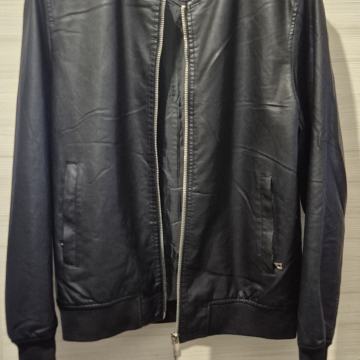 Muska kozna jakna Giorgio Armani