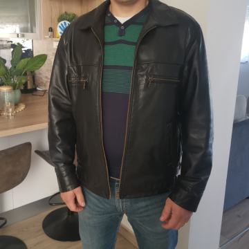 Muška kožna jakna MARK - 50/52