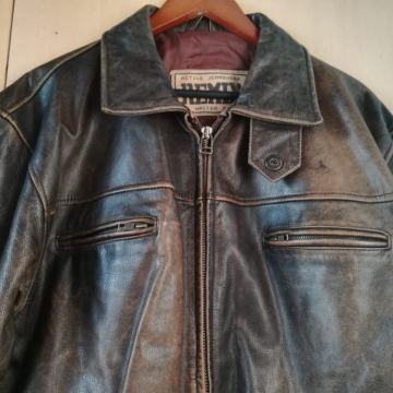 Muska kozna jakna Vintage veličina m 50 broj doslovce nova