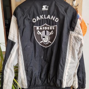 Muska tanka proljetna jakna Oakland Raiders