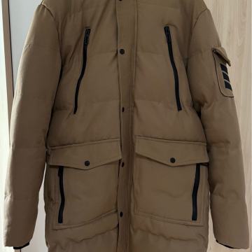 Muška zimska duga jakna Ombre