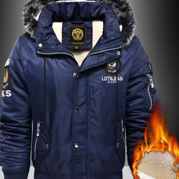 Muška zimska jakna s kapuljačom u korejskom stilu