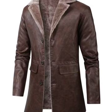 Muška zimska jakna - Kaput srednje duljine s patentnim zatvaračem