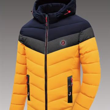 Muška zimska jakna s patentnim zatvaračem