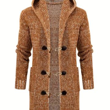 Muška zimska topla jakna s kapuljačom