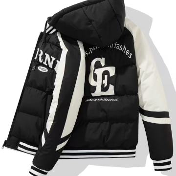 Muška zimska topla jakna s kapuljačom