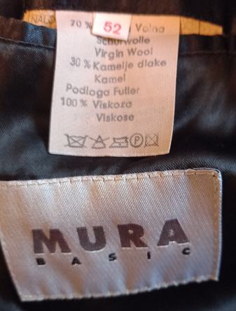 Muski crni kaput od MURE
