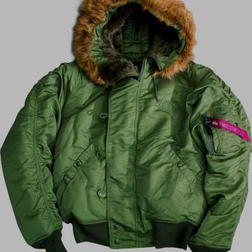 N-2B SHORT WAIST PARKA boja kadulje, veličina M, L, XL