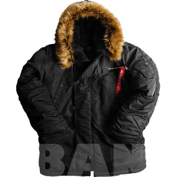 N-3B PARKA crna, veličina 2XL
