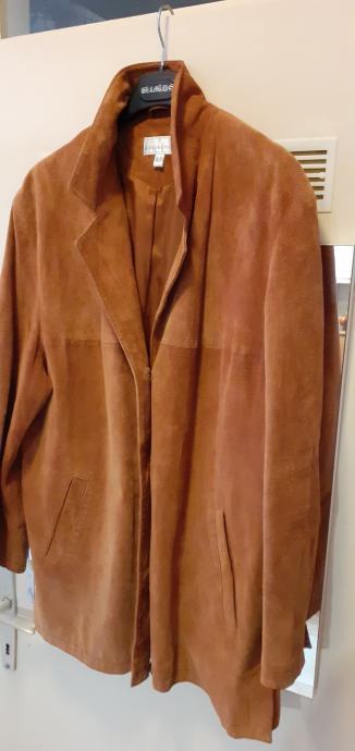 N.Colection br.48/M kožna jakna od brušne podatne kože