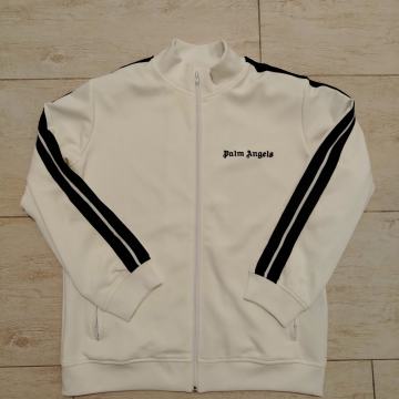 Palm Angels bijela jakna s crnim prugama – autentična, veličina M