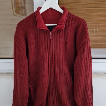 PAUL & SHARK YACHTING TYPHOON 20000 crvena vunena jakna (XL)