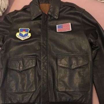 PILOT JACKET A-2 (AVIREX TYPE) MADE IN USA PRILIKA!