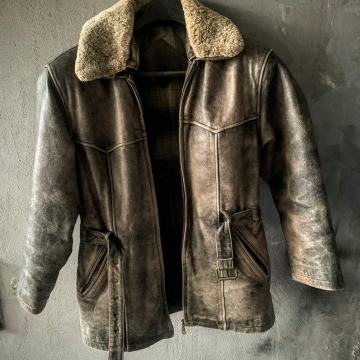 Pilotska / moto kožna jakna Janbell  M snizeno