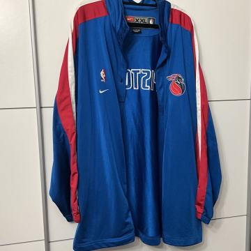 Rare Vintage Detroit Pistons on floor NBA jacket