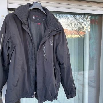 Spyder muška skijaška jakna, crna, XXL, 99 eura