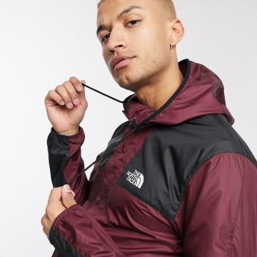 The North Face 1985 Seasonal Mountain Jacket In Dark Burgundy