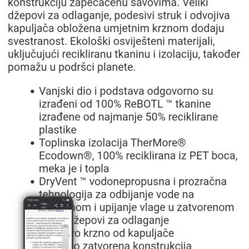 Timberland muška jakna parka Scar ridge