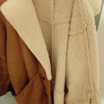 Umberto Olivier jakna od kože i vune shearling