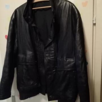 Utoh vel.XL/54 kožna kvalitetna ugodna jakna bez greške