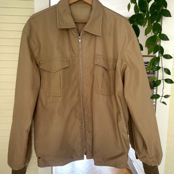 Vintage bež dvostrana jakna/bomberica