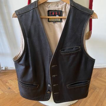 2 komada Vintage koznih lajbeka M i XL