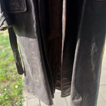 Vintage mantil kožni