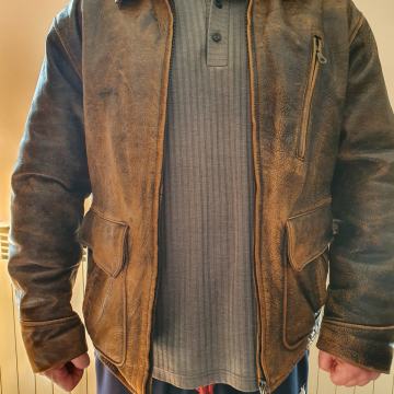 Vintage retro kožna jakna Alan Gordon - USA