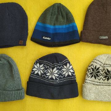 Kape zimske muške razne nove - 6 kom