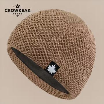 Muška zimska kapa s plišanim flisom - logo kanadskog javorovog lista