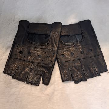 MUŠKE VOZAČKE KOŽNE RUKAVICE BEZ PRSTIJU