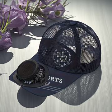 Bejzbol kapa s ventilatorom na solarni pogon