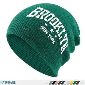 "Brooklyn New York" pletena kapa s logotipom slova