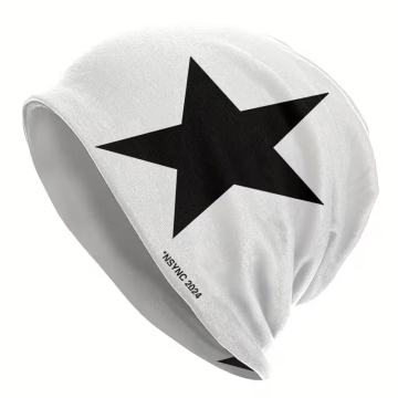 Muška  kapa - minimalistički dizajn crne zvijezde