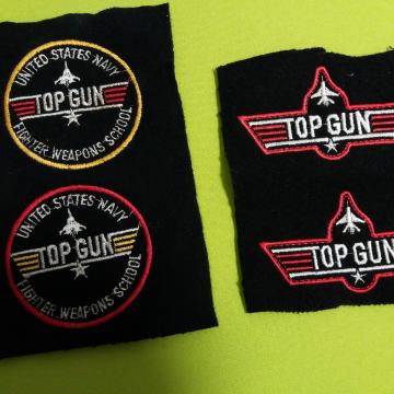 Oznake TOP GUN   platnene oznake  4 kom.