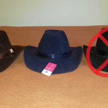 Paleno šeširi srednje veličine (po komadu)