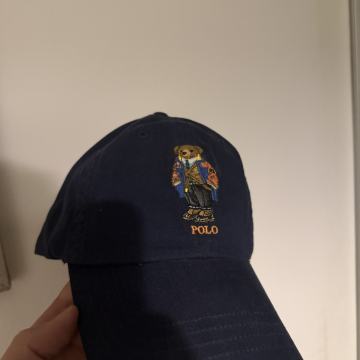 Nova Polo Ralph Lauren Men's Polo Bear Chino Cap Hat Navy one