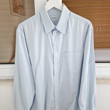ARMANI COLLEZIONI plava košulja dugi rukav (XL)