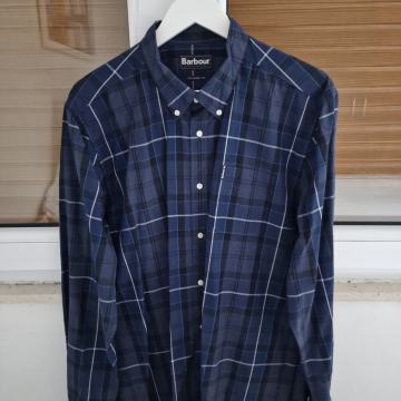 BARBOUR modra karirana košulja dugi rukav (XL)