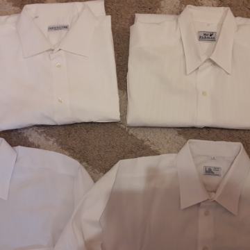 Bijele muška košulje L/XL