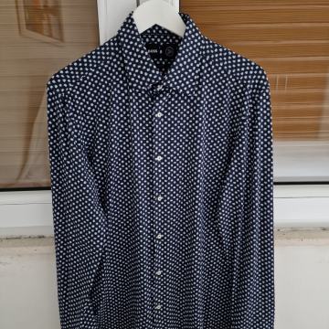 BOSS PERFORMANCE modra print košulja dugi rukav (XL)