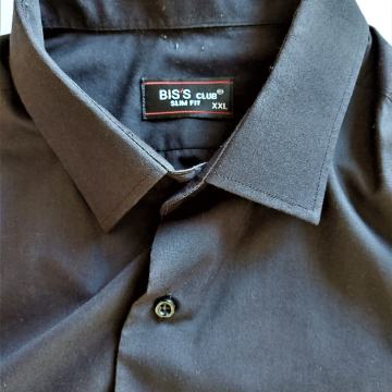 Crna muška košulja dugih rukava